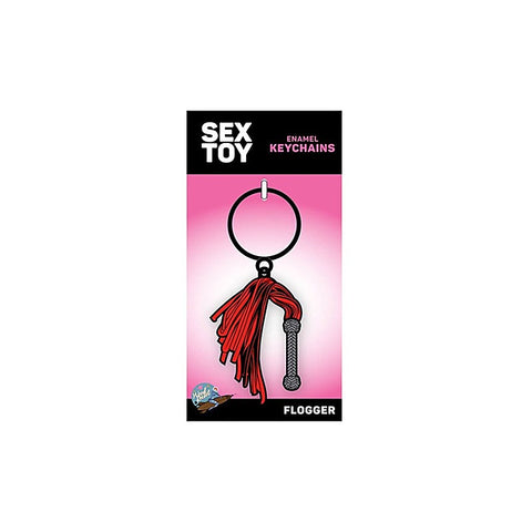 Bachelorette Party Flogger Keychain by Wood Rocket - Party Gifts and Novelties