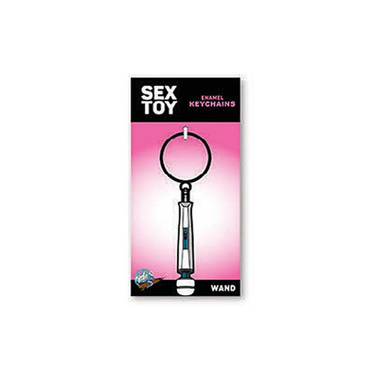 Wood Rocket Bachelorette Party Wand Keychain