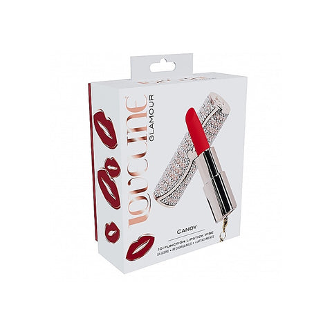 Shots Loveline Candy 10 Functions Lipstick Vibrator - Personal Massagers