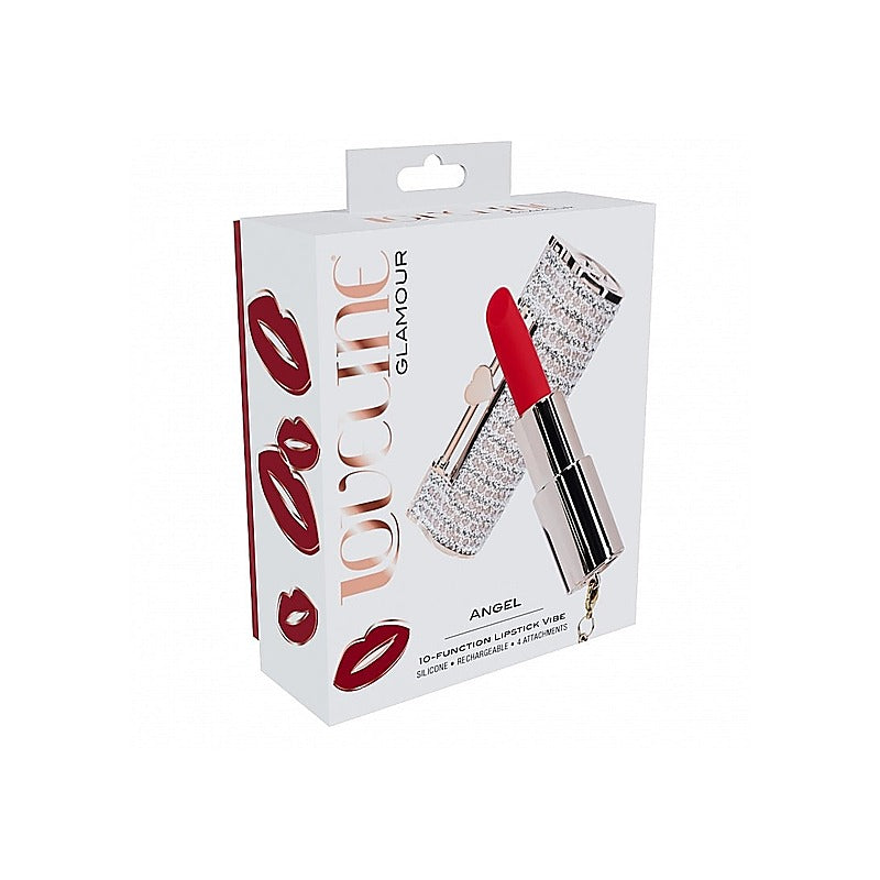 Shots Loveline Angel 10 Functions Lipstick Vibrator - Personal Massagers
