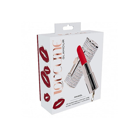 Shots Loveline Angel 10 Functions Lipstick Vibrator - Personal Massagers