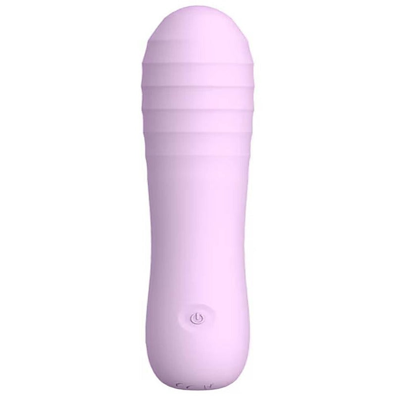 Playful Posh Rechargeable Squishy Ribbed Vibrator - Personal Massagers
