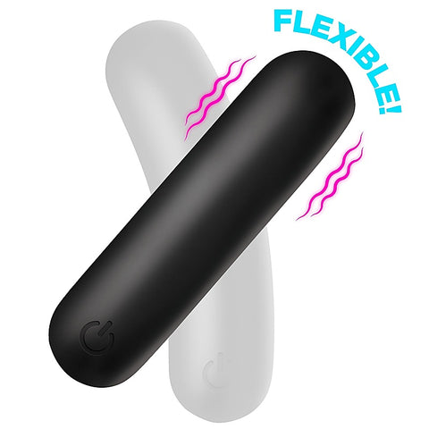 XR Brands BANG! Flexible Silicone Bullet Vibrator - Bullet Vibrators