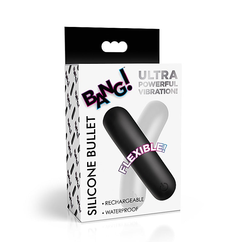 XR Brands BANG! Flexible Silicone Bullet Vibrator - Bullet Vibrators