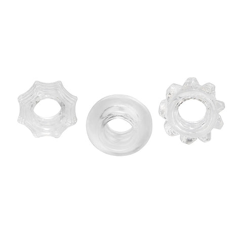 Reversible Mens Cock Ring Set by California Exotics - Cock Ring Sets