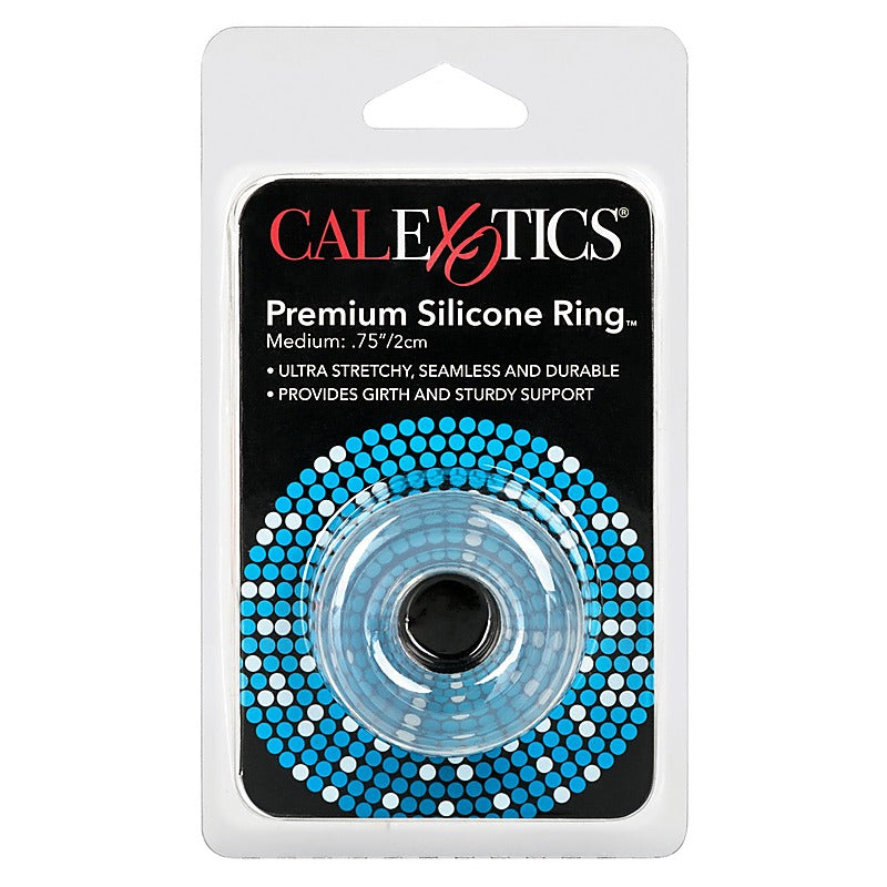 Premium Silicone Cock Ring Medium by California Exotics - Stretchy Cock Rings