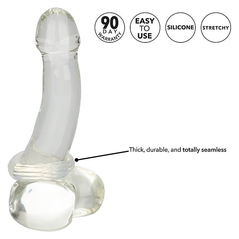 Premium Silicone Cock Ring Medium by California Exotics - Stretchy Cock Rings