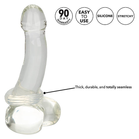 Premium Silicone Cock Ring Medium by California Exotics - Stretchy Cock Rings
