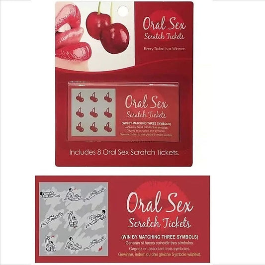Kheper Games Oral Sex Scratch Tickets - Sex Games, Coupons and Tricks