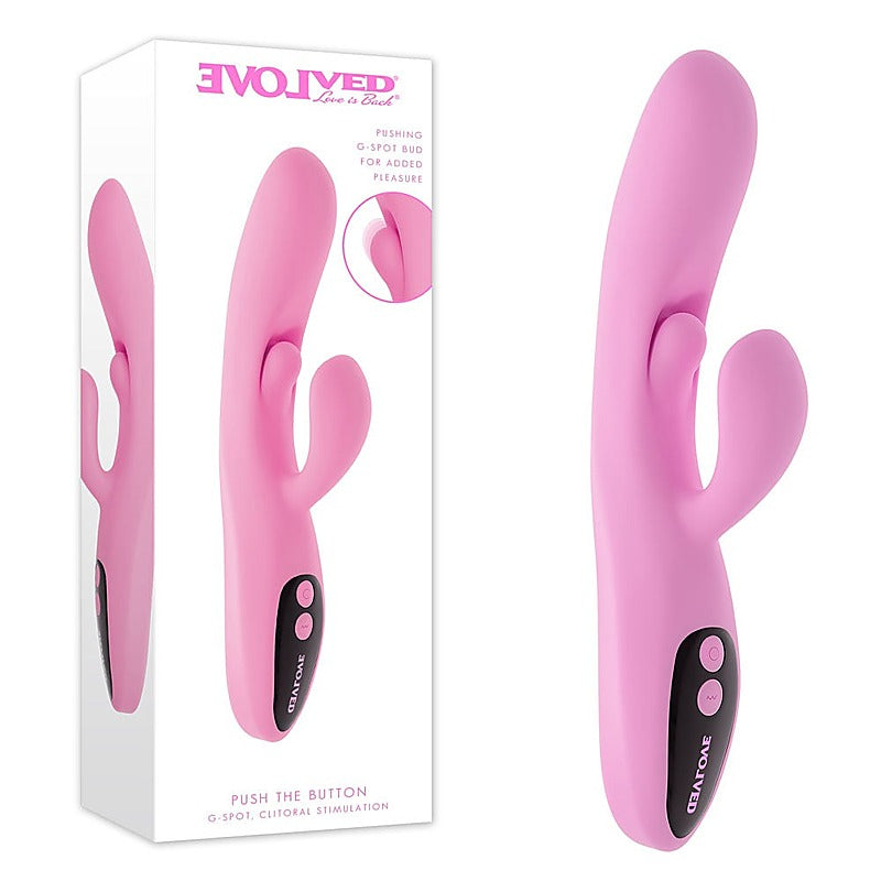 PUSH THE BUTTON Rabbit Vibrator by Evolved - Rabbit Vibrators