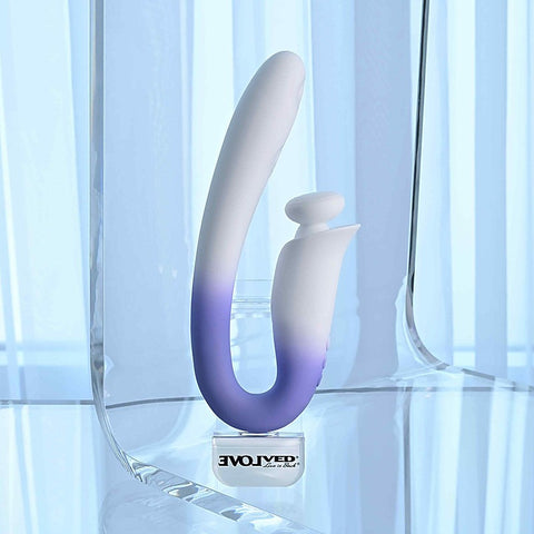 SPRING LOADED Rechargeable Multi-Tapping Vibrator by Evolved - Clit Ticklers and Pulsators