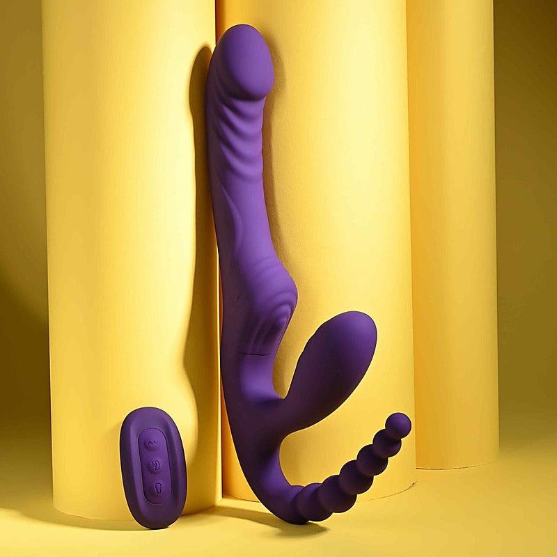 Playboy Pleasure HUG IT OUT Strapless Strap-On by Evolved - Strap On Sextoys