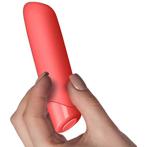 SugarBoo Cool Coral Rechargeable Vibrator by Rocks Off - Bullet Vibrators