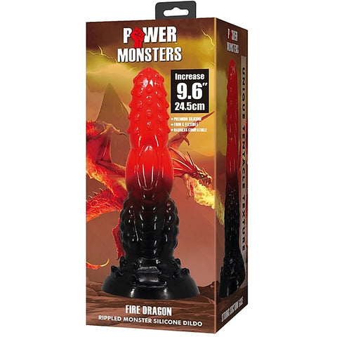 Fire Dragon Monster Silicone Creature Dildo by Baile - Realistic Dildos