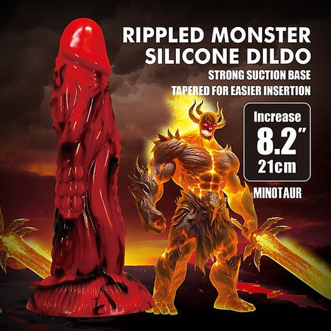Minotaur Tapered Tip Fantasy Silicone Dildo by Baile - Realistic Dildos