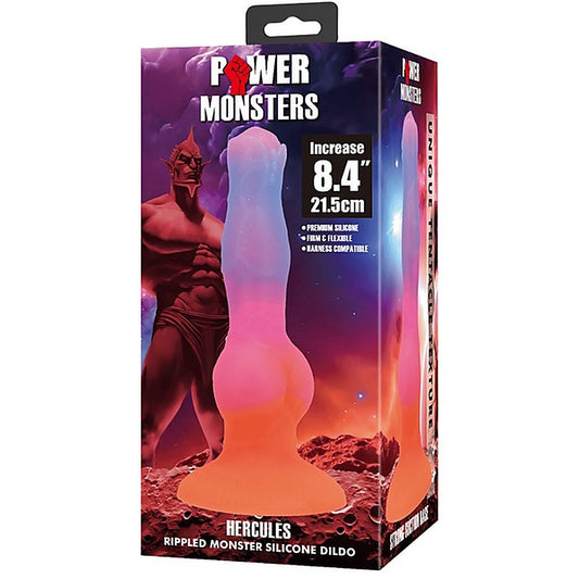 Baile Hercules 8.4 Inch Ripples Monster Silicone Dong - Realistic Dildos