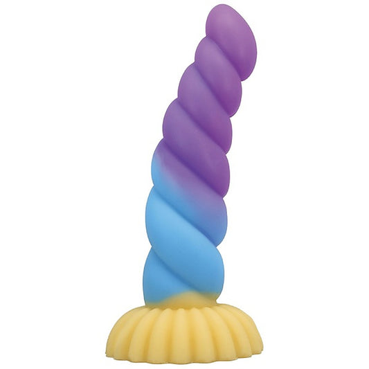 Baile Unicorn 22 cm Suction Cup Silicone Dong - Realistic Dildos