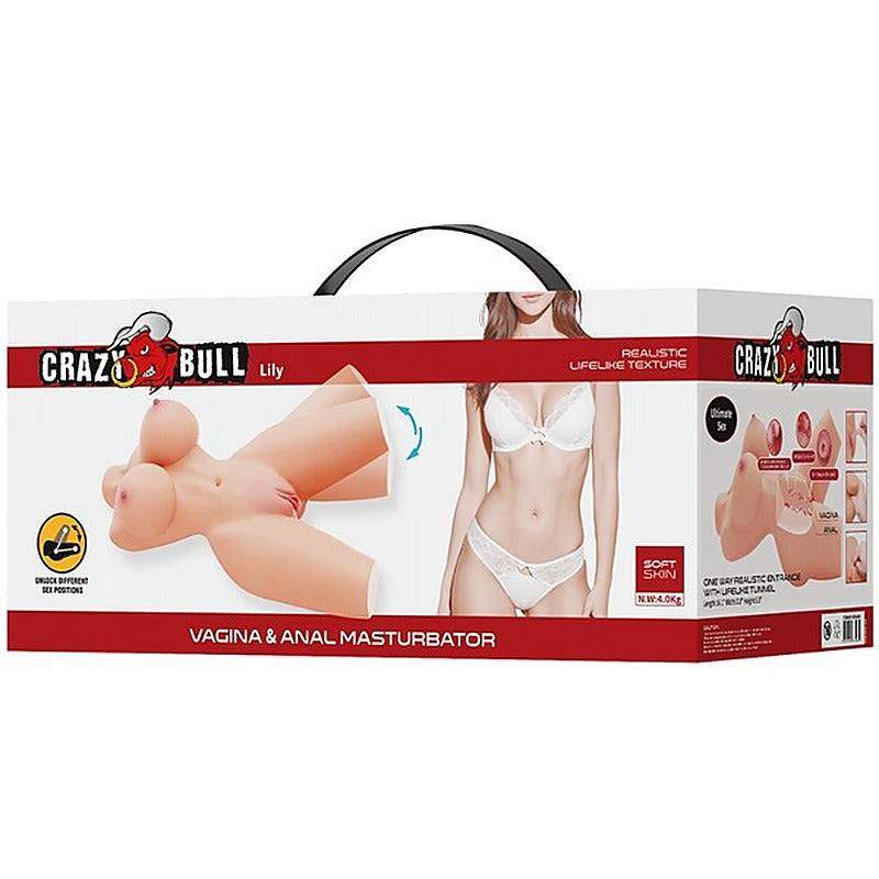 Lily Movable Legs Anal and Vaginal Stroker by Baile - Masturbators and Strokers