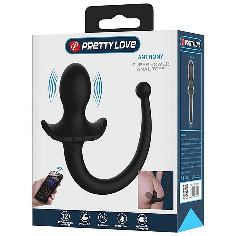Baile Anthony Vibrating App Control Tail Anal Plug - Butt Plugs