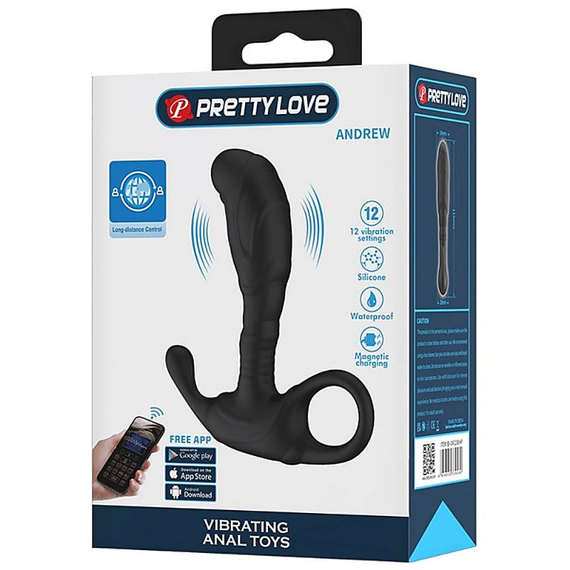 Baile Andrew App Control Vibrating Prostate Massager - Prostate Toys