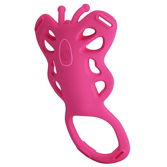 Baile Aethon Rechargeable Strap-on Butterfly Massager - Strap On Sextoys