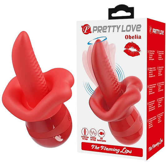 Baile Obelia Flaming Lips Rechargeable Clitoral Stimulator - Clit Ticklers and Pulsators