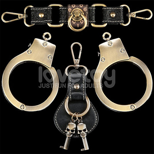 Lovetoy Heavy Metal Bondage Play Handcuffs