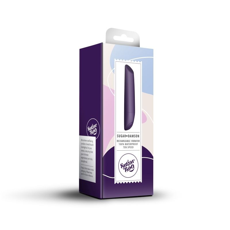 SugarBoo Damson Bullet Vibe Maroon by Rocks Off - Bullet Vibrators