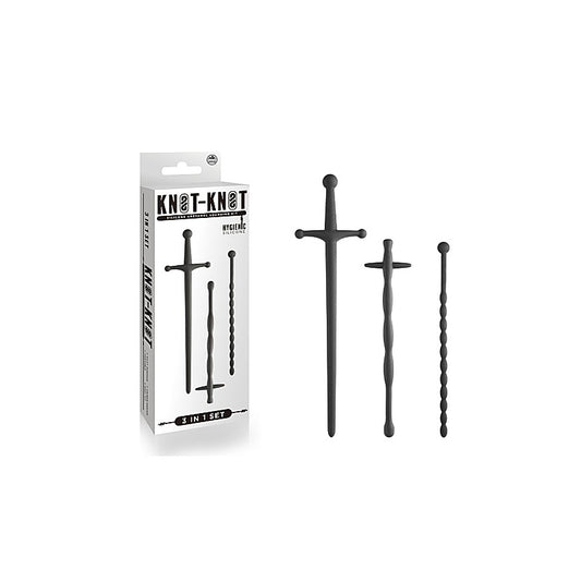 Nanma Knot-Knot Silicone Urethral Sounds Kit Set - Urethral Sounds