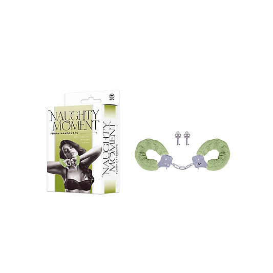 Nanma Corporation Naughty Moment Handcuff With Furry Sleeve - Cuffs And Restraints