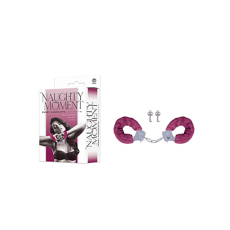 Nanma Corporation Naughty Moment Handcuff With Furry Sleeve - Cuffs And Restraints