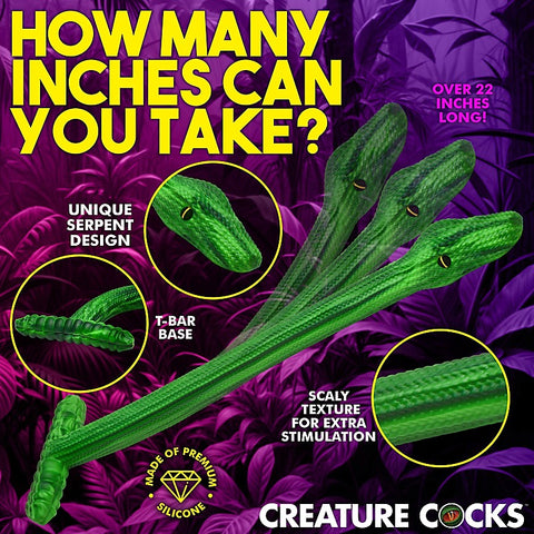 Creature Cocks Slither Silicone Dildo by XR Brands - Realistic Dildos