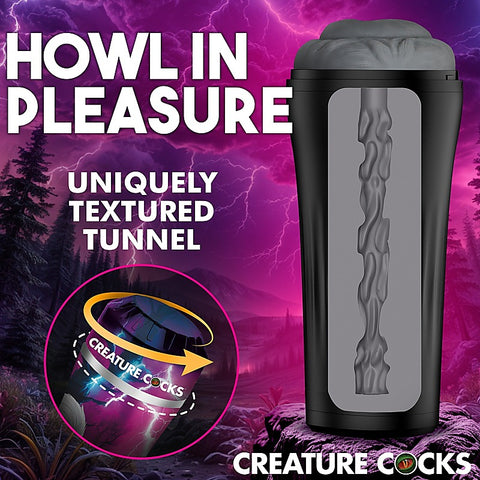Creature Cocks Wolf Realistic Ass Stroker by XR Brands - Masturbators and Strokers