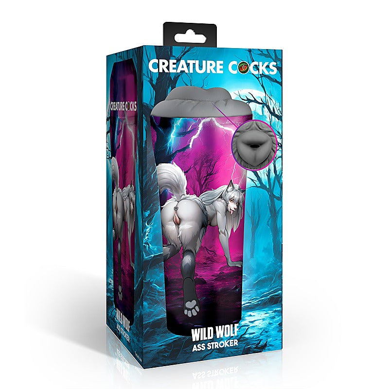 Creature Cocks Wolf Realistic Ass Stroker by XR Brands - Masturbators and Strokers