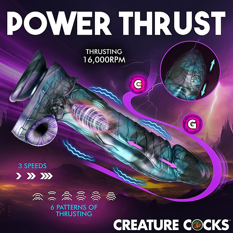 Astro-Thrust Vibrating Silicone Dildo by XR Brands - Vibrating Dildos