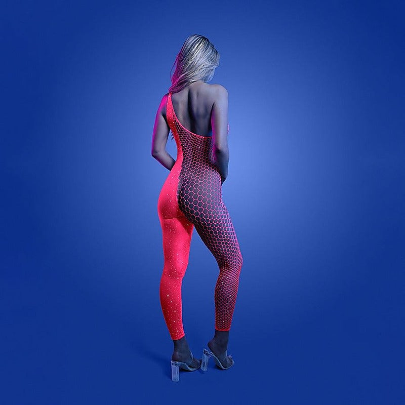 GLOW Hyperdrive Glow In Dark Bodystocking - Body Stockings