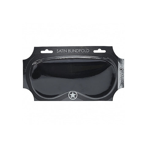 OUCH! Bondage Play Satin Eye Mask by Shots Toys - Masks And Blindfolds
