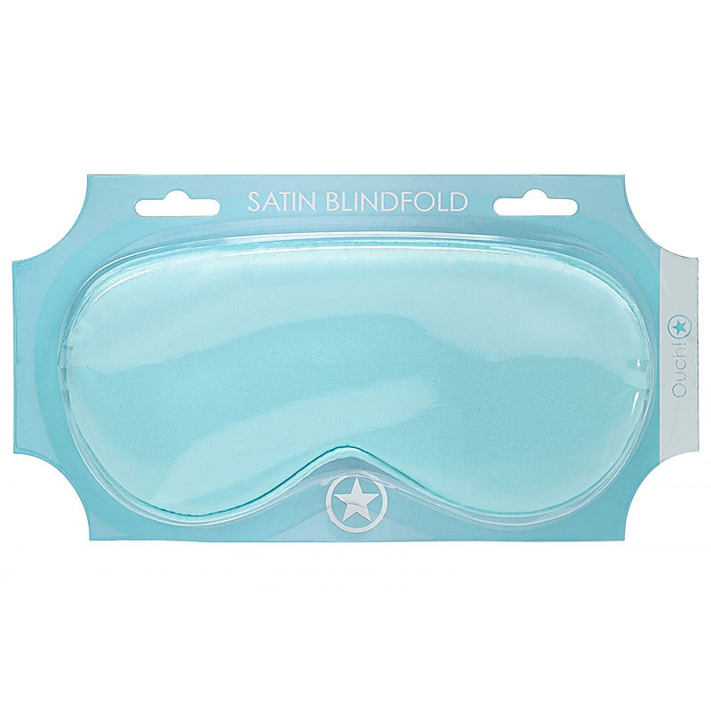 OUCH! Bondage Play Satin Eye Mask by Shots Toys - Masks And Blindfolds