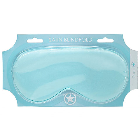 OUCH! Bondage Play Satin Eye Mask by Shots Toys - Masks And Blindfolds
