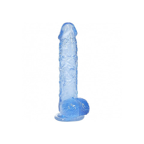 REALROCK 5 Inches Crystal Clear Realistic Dildo with Balls - Realistic Dildos