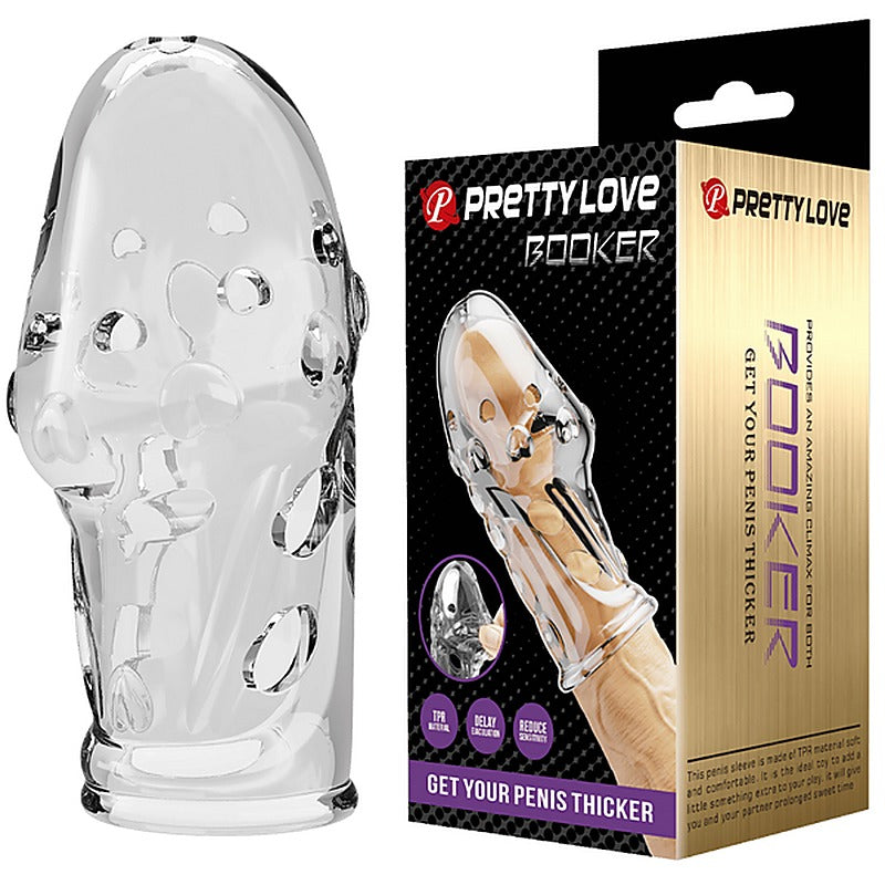 Booker Male Tpr Material Penis Extension Sleeve By Baile - Penis Sleeves and Extenders