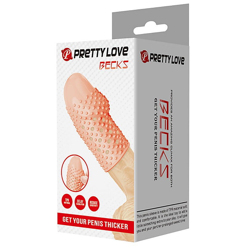 Baile Becks Realistic Penis Extension Sleeve - Penis Sleeves and Extenders