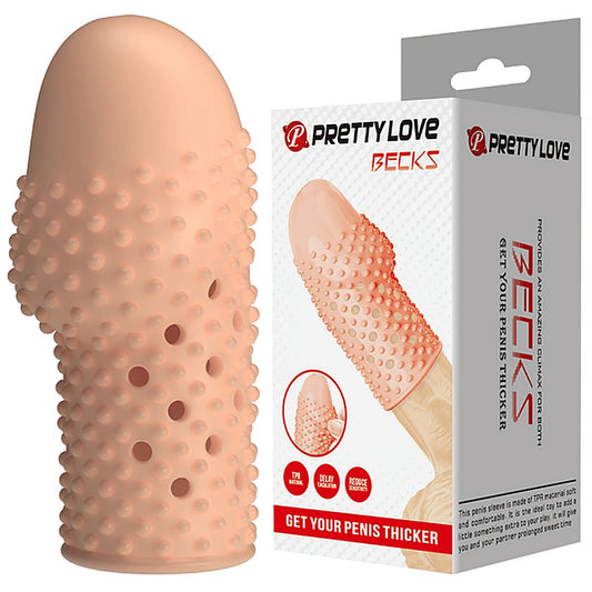 Baile Becks Realistic Penis Extension Sleeve - Penis Sleeves and Extenders