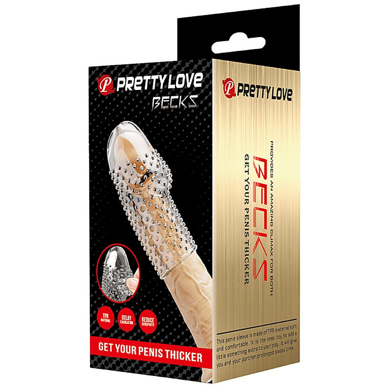 Baile Becks Realistic Penis Extension Sleeve - Penis Sleeves and Extenders