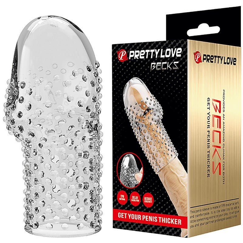 Baile Becks Realistic Penis Extension Sleeve - Penis Sleeves and Extenders