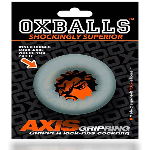 Axis Rib Griphold Men's Stretchy Cock Ring by Oxballs - Stretchy Cock Rings