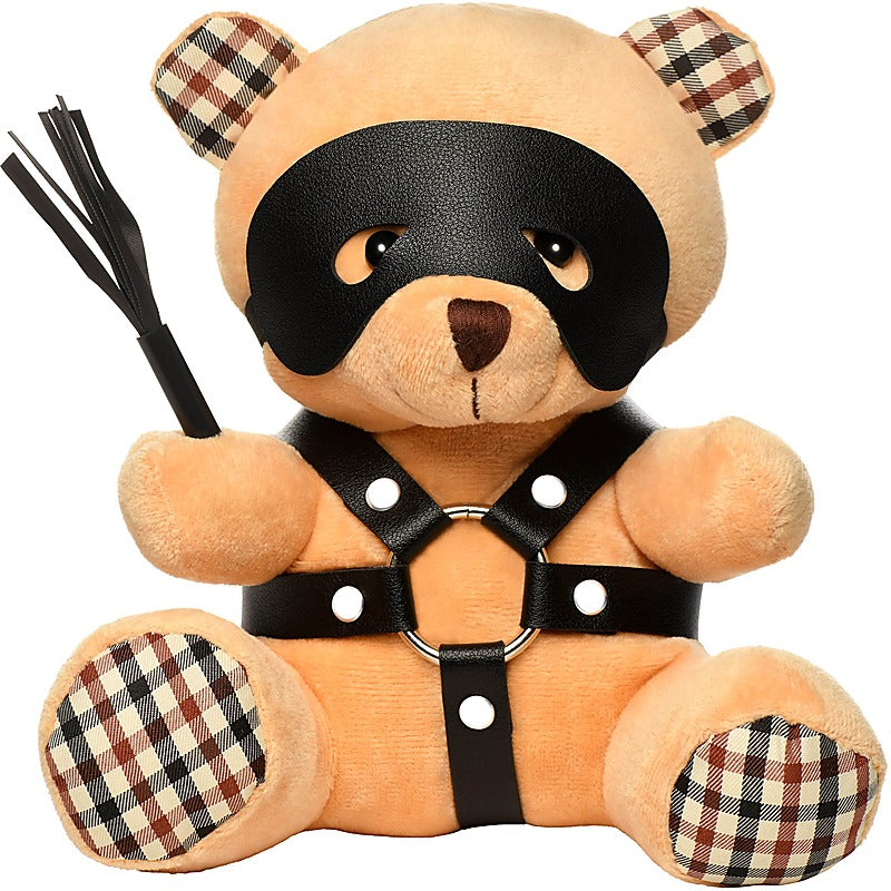 BDSM Play Kinky Teddy Bear Plushy by XR Brands - Party Gifts and Novelties