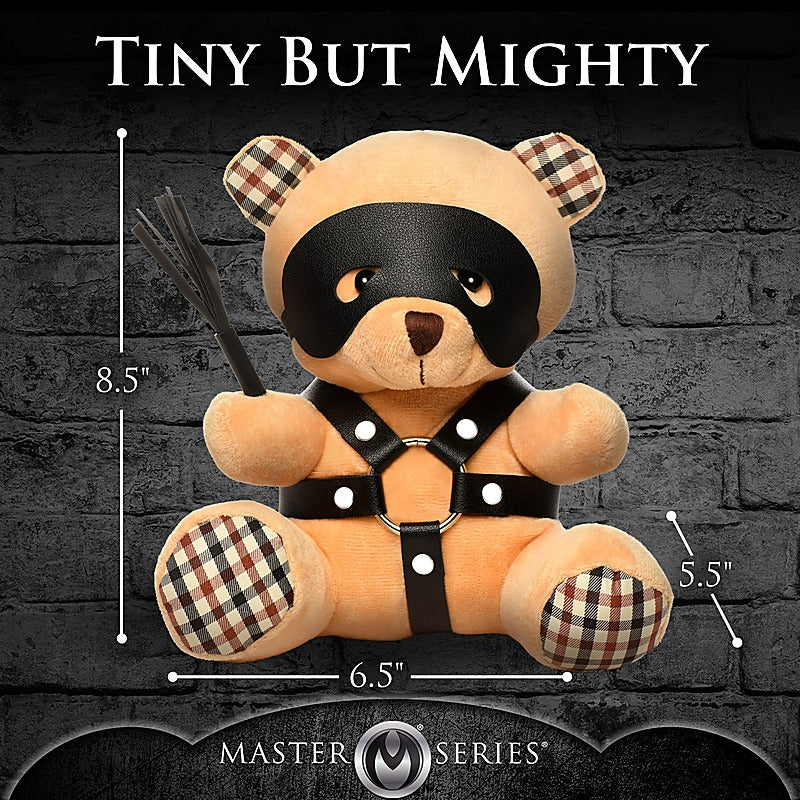BDSM Play Kinky Teddy Bear Plushy by XR Brands - Party Gifts and Novelties