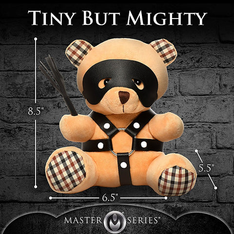 BDSM Play Kinky Teddy Bear Plushy by XR Brands - Party Gifts and Novelties