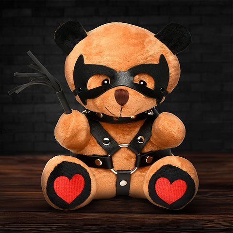 Premium Dom Teddy Bear Plushy by XR Brands - Party Gifts and Novelties